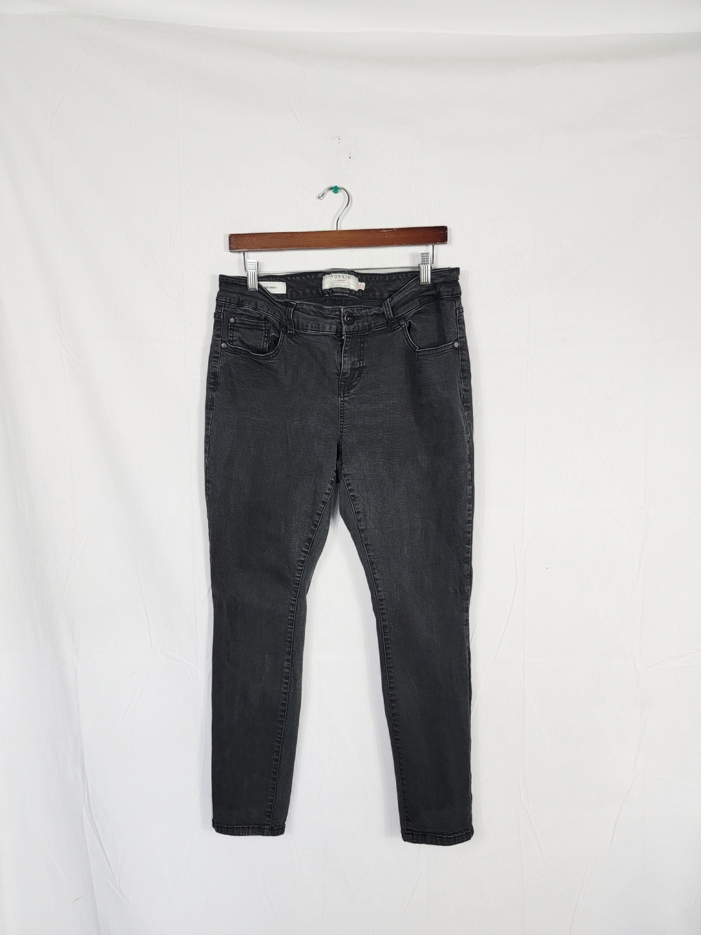 Torrid Size 14S Black Denimn Skinny Jeans
